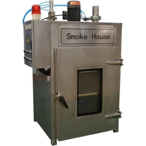 CE Approved Commercial Smoking Oven For Sausage Fish Electric heating Meat Smoker House Machine With Full 304 Stainless Steel
