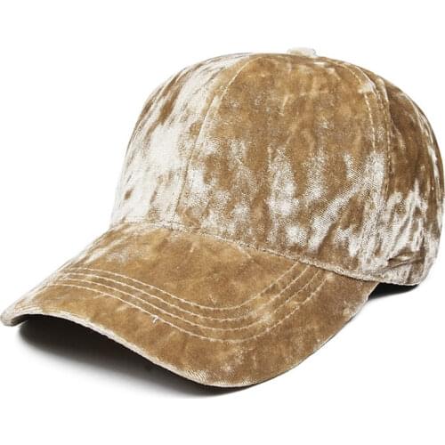 Vintage faux velvet baseball cap men woman snapback hat adjustable size 56-59cm Head circumference,balck gray etc