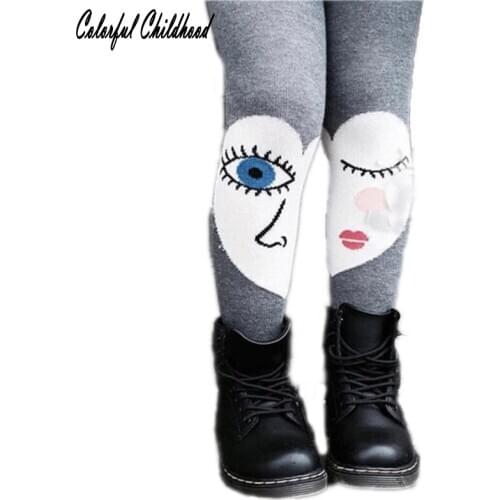Autumn Baby girl cotton legging kids warm cute cartoon eyes pantyhose newborn stockings girls stocking children leggings