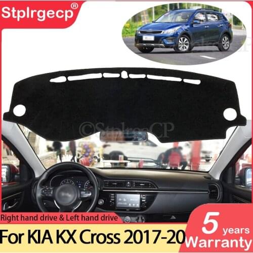 For KIA KX Cross Rio X-Line 2017 2018 2019 2020 Anti-Slip Mat Dashboard Cover Pad Sunshade Dashmat Protect Carpet Accessories