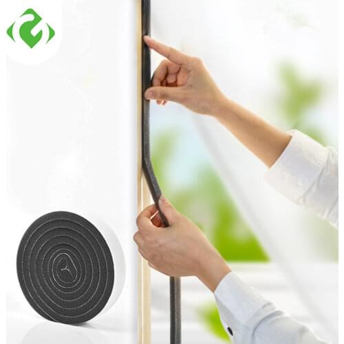 4PCS Soft 1.1M Self-adhesive window sealing strip car door noise insulation Rubber dusting sealing tape Window Accessories GY