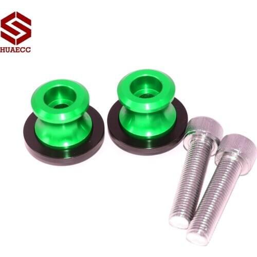 For Kawasaki Z1000 2003-2013 Swingarm Sliders Spools 10mm Motorcycle CNC Rear Swingarm Stand Screws Slider Cover Protector