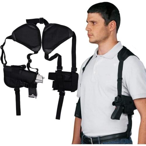 Tactical Gun Holster Universal Left Right Hand Pistol Gun Carry Pouch Concealed Shoulder Holster For Glock 17 19 Gun Accessories