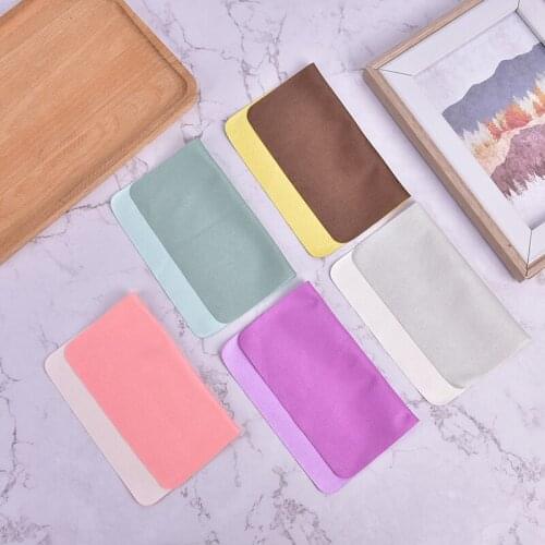 1pcs Chamois Microfiber Glasses Cleaning Cloth For Lens Phone Screen Cleaning