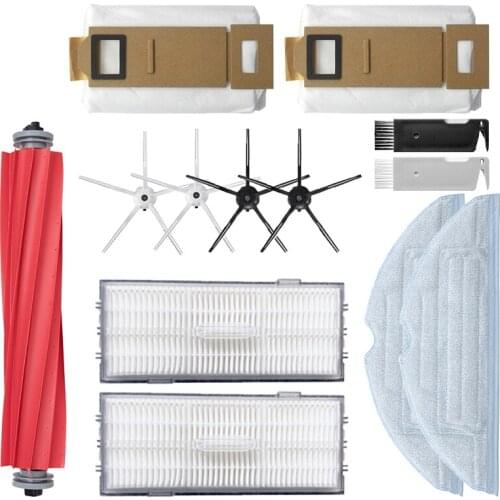 Mop Cloth Side Brush Dust Bag Main Brush Spare Parts For Xiaomi Roborock S7 S70 S75 T7S / T7S Plus Vacuum Cleaner Accessories