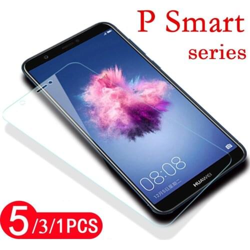 5/3/1Pcs for huawei p smart 2018 Z S plus pro 2019 2020 2021 screen protector tempered glass phone protective film on the glass