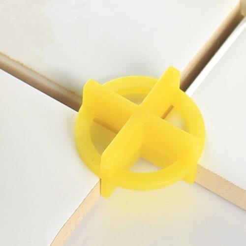 100pcs Plastic Tile Leveling System Leveler Removable Cross Shape Wall Floor Cross Spacers Clips Tile Locator Construction Tool