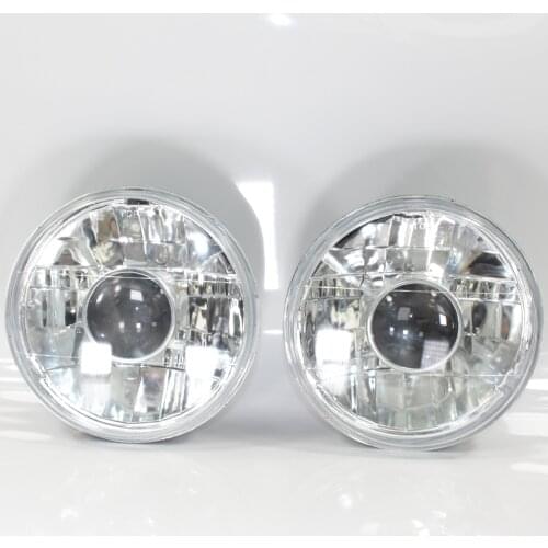 7" Round Semi Head Light/Lamp for Jeep Pickup *2pcs