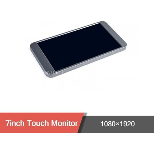 Waveshare 7inch Universal Portable Touch Monitor, 1080×1920 Full HD, IPS, HDMI, Fully Laminated / AF Coating Screen