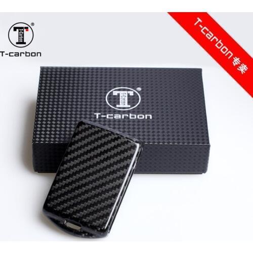 Car Key Case for Volvo XC90 XC60 S90 V90 2018 Carbon Fiber Key Case Key Shell