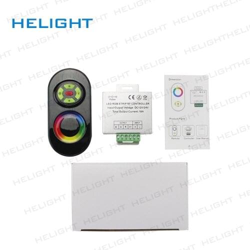 DC12-24V RF touchHTL-01/02 5 Keys RGB RF Touch controller CT Dimmer Touch Remote Controller For LED Strip Light