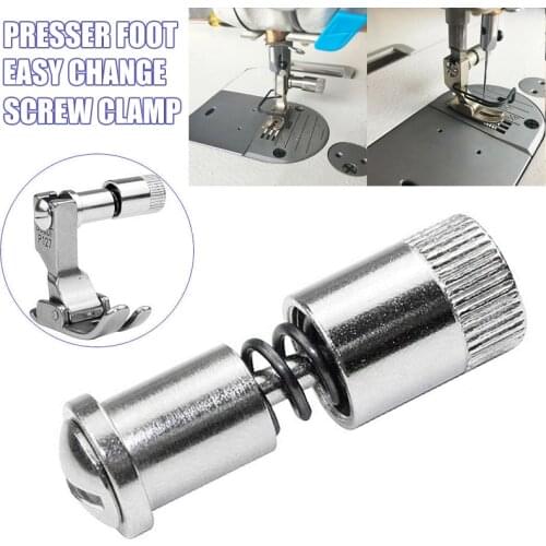 Hot Sale Presser Foot Easy Change Screw Clamp Sewing Machine Presser Foot Changer Quick Change Dropship