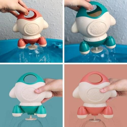 Childrens Bathing Pool Tub Water Toys Summer Baby Bathroom Rotating Water Jet Rocket Shower Toys