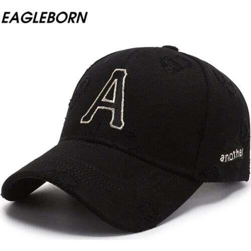 EAGLEBORN 2021 Design Fashion Letter Baseball Cap A Embroidered Cap Men Sun Visor Sun Hat Women Baseball Caps High Quality Hats