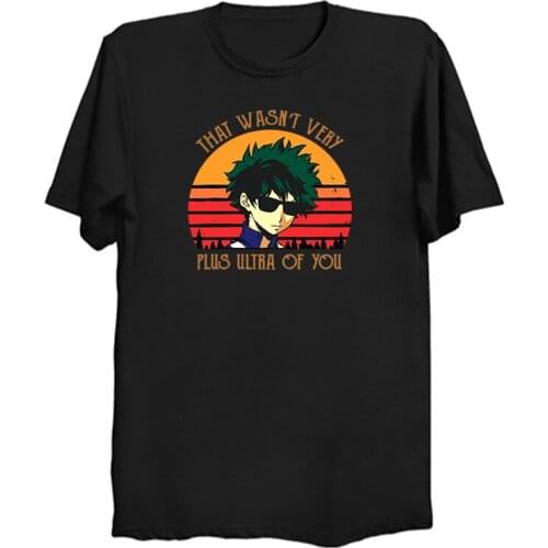 Japanese Anime My Hero Academia T Shirt Men Kawaii Summer Tops Tshirt Funny Boku No Hero Academia Graphic Tees Male