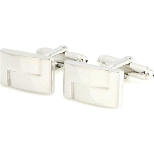 YH-1150 Copper Alloy Plain Metal Cufflink,Elegant Mens Classic Cufflinks- Factory Direct Selling