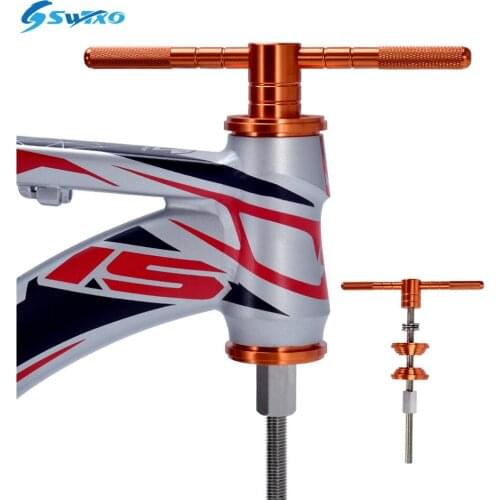 SWTXO Bicycle Headset Bottom Bracket Tool MTB Road Bike BB Press-in Install Tool Aluminum Alloy Professional Bicycle Tools