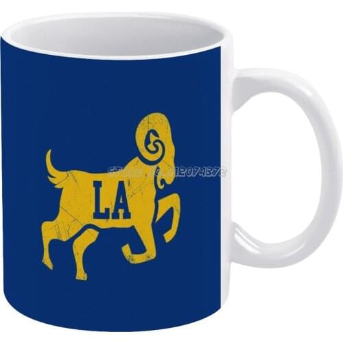 Ram Silhouette 1 Coffee Mugs Custom Cup Personalized Mug Tea Cup Hot Drink Cup Creative Drinkware Gifts Ram La Los Angeles La To