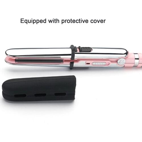 Mini Straight Curling Dual Temperature Adjustable Professional Hair Straightener With Lock Straight Iron