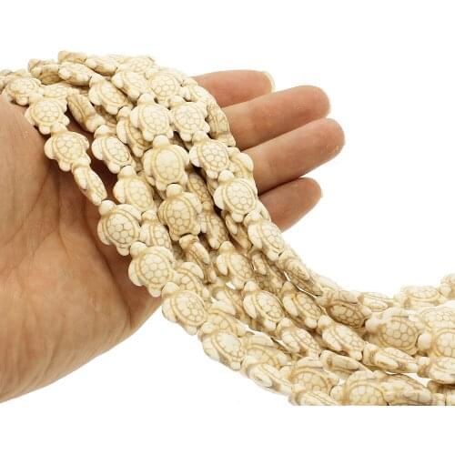 23 pcs/bar Natural stone fashion beads Semi-precious stone turtle-shaped loose beads For bracelet necklace jewelry accessories