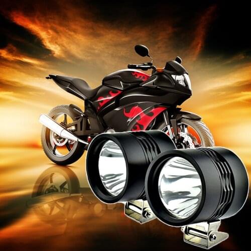 Motorcycle LED Headlights 40W 6500K Moto Spotlight Fog Light Car Work Lights 12V U2 Motorbike Auxiliary Lamp DRL Headlamp
