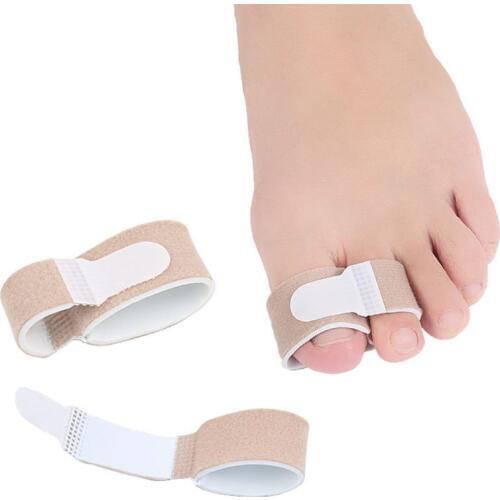 Men Women Fabric Toe Finger Straightener Hammer Toe Separator Hallux Valgus Alignment Corrector Bandage Splint Wrap Brace Sleeve
