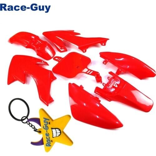 Red Plastic Fairing Body Kits For Chinese Pit Dirt Bike Honda CRF50 SSR Thumpstar GPX Stomp YCF