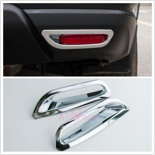 Rear Break Fog Lamp Cover Trim Light Overlay Frame Garinsh Chrome Car Styling 2014 2015 2016 For Nissan X-trail Accessories