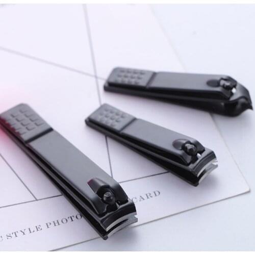 Stainless Steel Professional Nail Clipper Wide Mouth Nail Clipper Cutter Toenail Fingernail Manicure For Thick Nail Three models