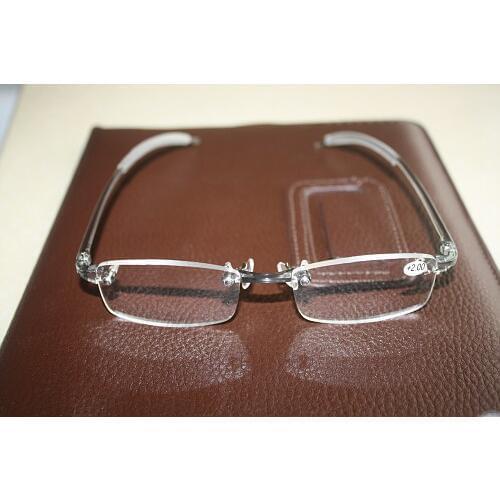 Lentes De Lectura Occhiali Da Lettura Leesbril Two Pairs Rimless Anti-slip Unisex Reading Glasses+1 +1.5 +2 +2.5 +3 +3.5 +4