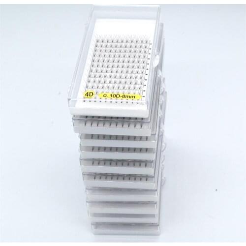 Wholesale 0.1mm Thickness 12 Lines Russian Premade Volume Fans Eyelashes Extension Individual Makeup Faux Mink Lashes