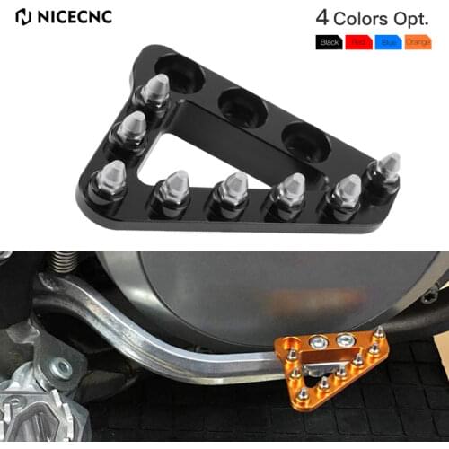 NICECNC CNC Rear Brake Pedal Step Tips For Husaberg 250 300 350 390 450 570 FE TE FX FS Husqvarna 85 125 TC FC TE FE 501 14-2016