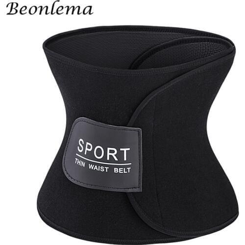 Beonlema Waist Trainer Womens Binders and Shapers Sport Girdles Body Cincher Black Slimming Gym Ajustable Belt Sexy 2020 New