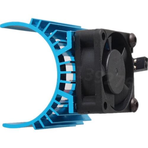 Electric Motor Heatsink Aluminum Heat Sink With 5V Cooling Fan For 1/10 Scale RC Car 540 550 3650 Size Motor 3S battery Heatsink