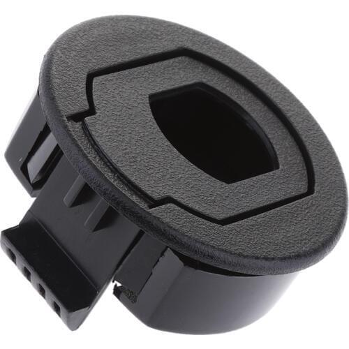 Lock Door Handle With Black Plastic Round For RV Boat Marina