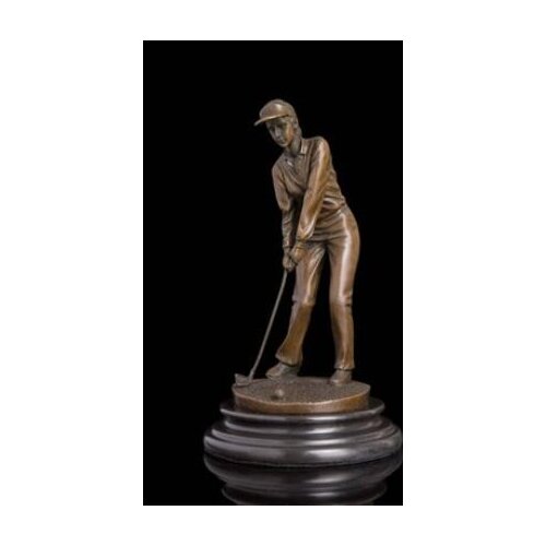 Female golf copper Beauty characters handi articles of European style figure bronze decoration home statueroom Art Statue
