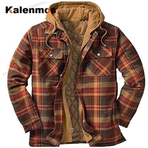 Coat Men Woolen Jacket Spring Fall Winter Top Slim Korean Streetwear Moto Biker Punk Outwear Mens Abrigos Mujer Plaid Invierno
