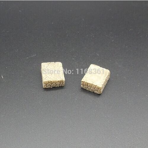 1pcs/lot Resin lovely gray brick step 13mm Ornaments Micro landscape Ornaments Creative Home Gardening Decorations A002-13