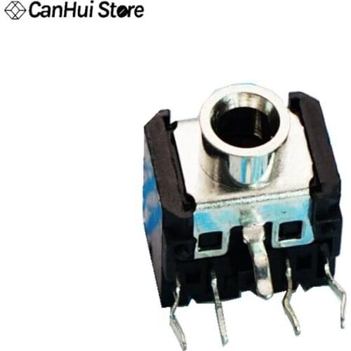 10PCS PJ306 PJ-306M 3.5mm Female Audio Connector 5Pin DIP Headphone Jack Socket PJ306M For PCB Dual Channel Copper Foot PJ-306