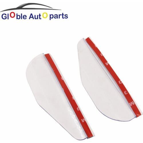 2pcs universal Rain Shield Flexible Peucine Auto Rear Mirror Guard Rearview mirror Rain Shade styling Accessories