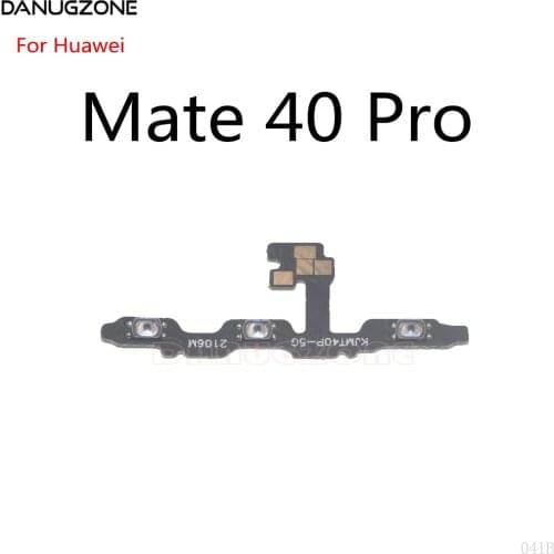30PCS/Lot For Huawei Mate 40 Pro Power Button Switch Volume Button Mute On / Off Flex Cable