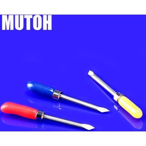 5pcs Mutoh Plotter Blade with Spring for vinyl cutter 3 types 30 degree 45 degree 60 degree Printer Machinery Parts