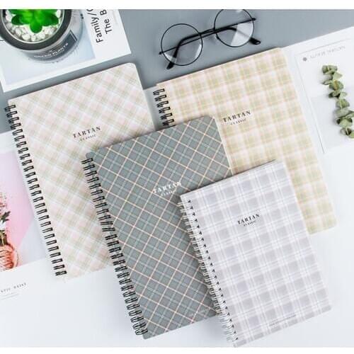 A5 Spiral Book Coil Notebook line Inside page Journal Diary Sketchbook For School Office Supplies Stationery
