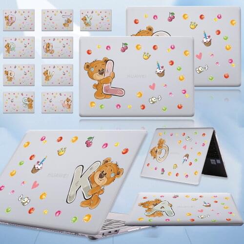 Case for Huawei MateBook 13/14/D14/D15 /X 2020/X Pro 13.9 /Honor MagicBook 14/15/Magicbook Pro 16.1 Letters Series Laptop Shell