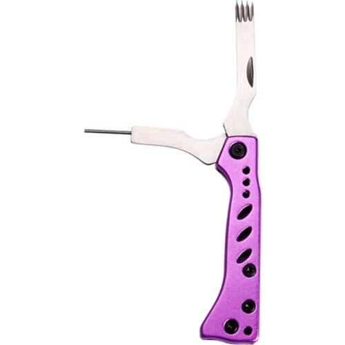 E56D Stainless Steel Foldable Squid Calamary Clippers Fishing Lure Pliers Tackle Tool Cutting Fish Use Tongs Multifunctional