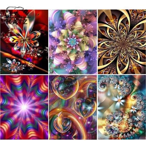 Flower Shape Diamond Painting Creative Embroidery Crossing Diy Diamond Mosaic Picture Art Gift Cross Stitch Home Decoration