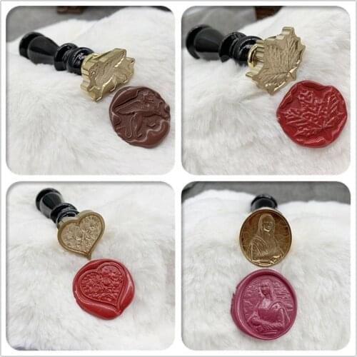 3D Maple Griffin Bee Irregular Stamp Head Custom Wax Seal Heads Stamps Postage Journal Package Wedding Gifts Envelope Tools