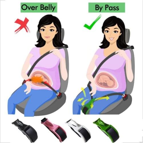 Pregnant Women Car Seat Belt Adjuster Protect Unborn Baby Comforatble Auto Driving Safe Belt for Maternity Moms Belly