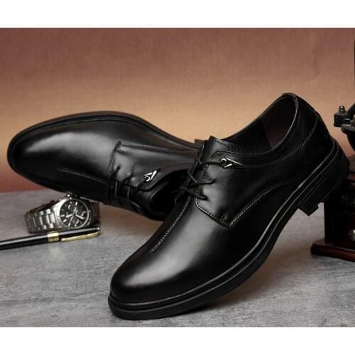 Mens Shoes Casual Leather Casual Leather Shoes For Men Fashion Mens Flat Male Shoe Sneaker Black Mens Sneakers Man