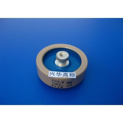 Round ceramics Porcelain high frequency machine new original high voltage 500P / PF 500-II 10KV 8KVA